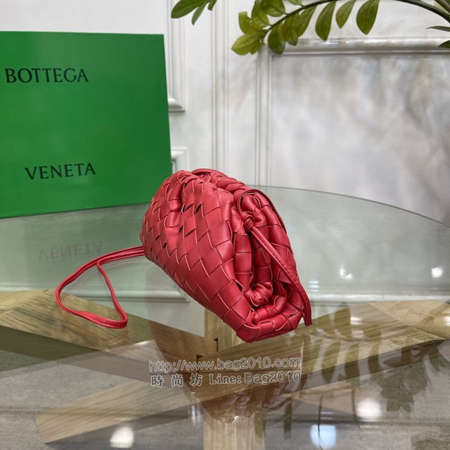 Bottega veneta高端女包 98061 寶緹嘉升級版小號編織雲朵包 BV經典款純手工編織羔羊皮女包  gxz1185